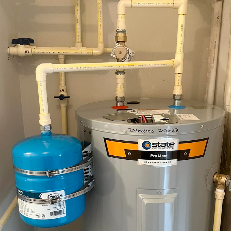 New Water Heater Install